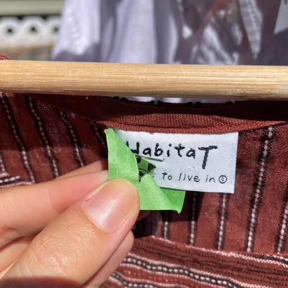 Habitat – Organic Striped Sleeveless Linen Blend Tunic - Picture 7 of 10